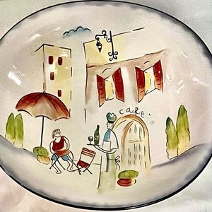 Sakura PROVENCE 14.5" Pasta Serving Bowl Designed by Apple French Wine Scene